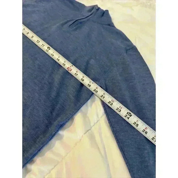 Marco Fiori Sweater Blue Extra Fine Merino Wool 1/4 Zip Men’s M - Picture 9 of 10